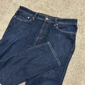 DU/ER L2X Slim Fit Jeans Mens 36X30 (Fits 36X29) Blue Denim Flex Waist DUER